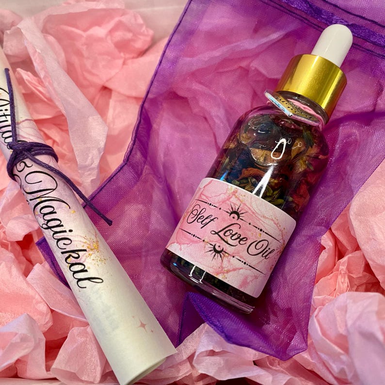Self Care Oil, Rose & Honey Infusion, Anointing Ritual, Witch Gift 30ml Dropper Bottle