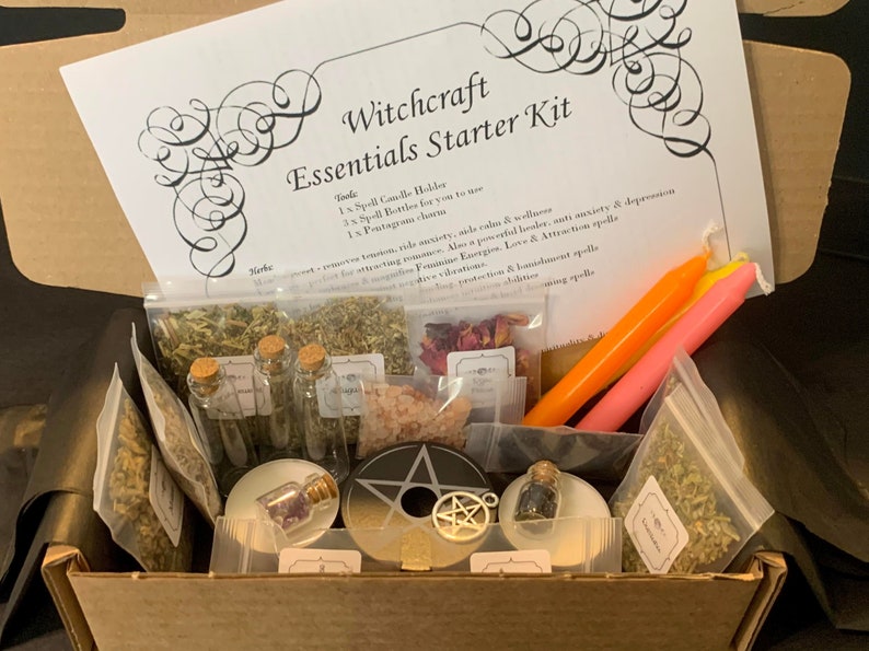 Witchcraft Essentials Starter Kit, Baby Witch, Starter kit, Spell Witch Kit 