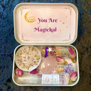 Self Love Tin, Witch Self Love Ritual, Self Care Witchcraft Kit, Witchy Decor, Witch Box, Wicca, Pagan, Spiritual Gift, Witchy Gift