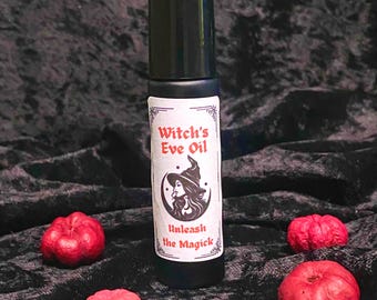 Samhain Witch's Oil: Magickal Ritual Witch Fragrance, Witchcraft Spell Oil, Witch Gift