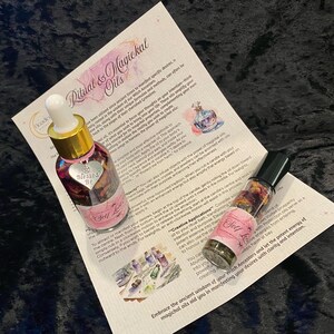 Self Care Oil, Rose & Honey Infusion, Anointing Ritual, Witch Gift image 4