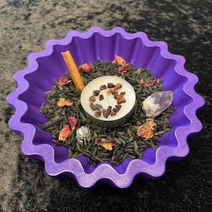 Hades Offering Altar Bowl Bundle, Greek God Hades Ritual Kit, Witchcraft Altar Bowl, Witch Decor, Wicca, Hellenism, Pagan, Greek Mythology