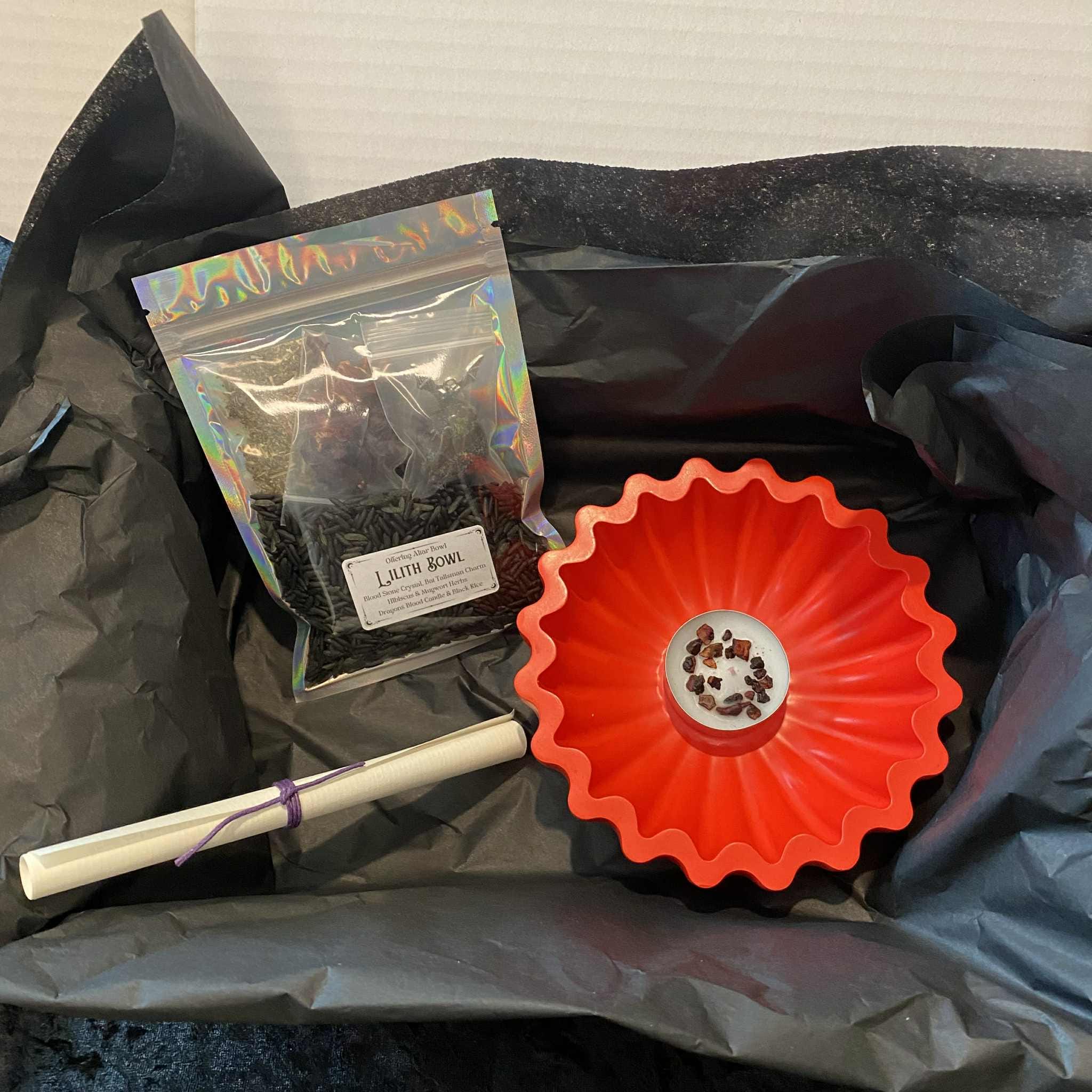 Lilith Bundle Lilith Offering Altar Bowl Bundle, Dark Goddess Ritual Bowl Kit ...