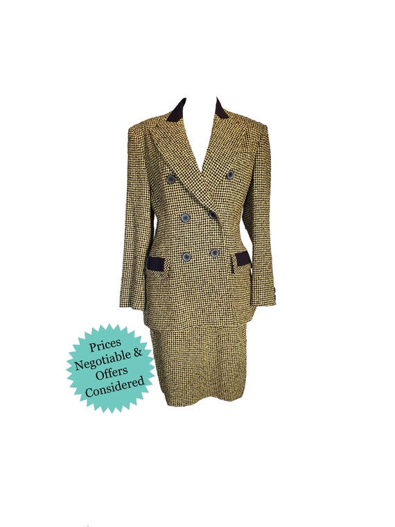 Women's Vintage 80's Mondi 2 Piece Jacket and Skir
