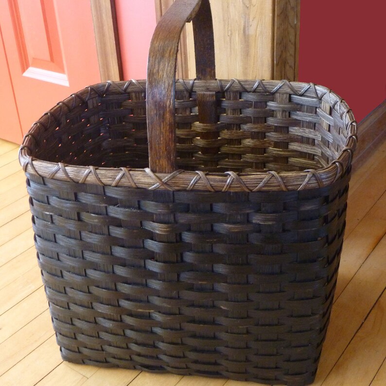 Tall Storage Basket Etsy