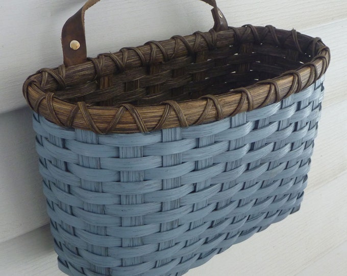 Vintage Wicker Mail Baskets Letter Basket Wicker Storage Etsy