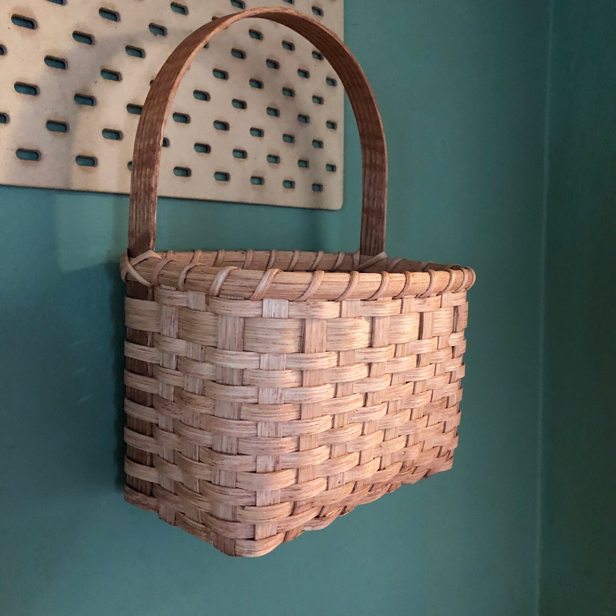 Wall Pocket Basket Etsy