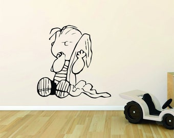 Snoopy Wall Decal Etsy