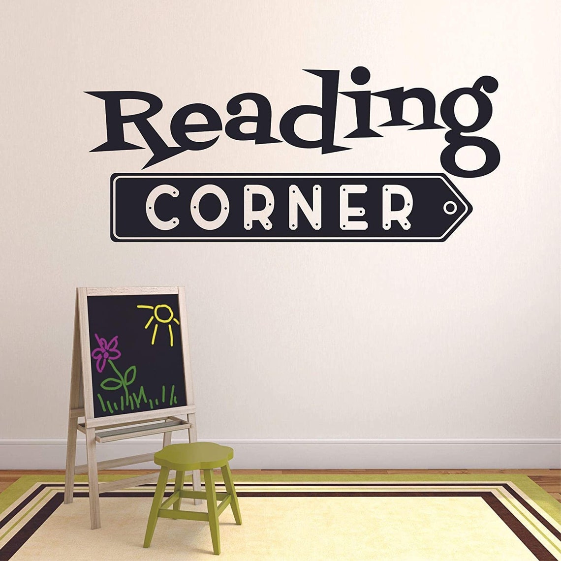 Reading Corner Classroom Library Wall Sticker Vinyl Decal for Etsy
