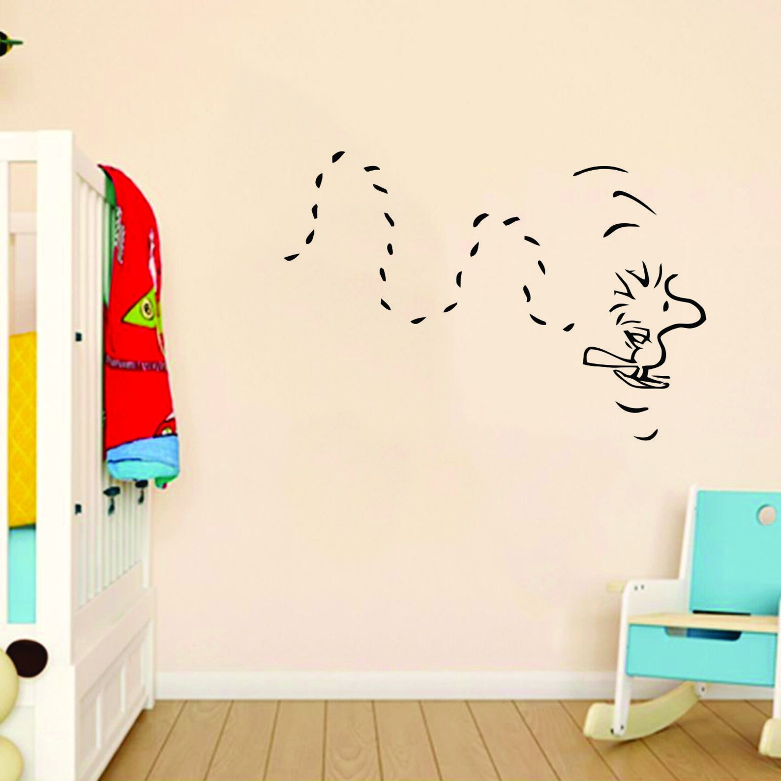 Snoopy Flying Woodstock Wall Decals for Kids / Room Decor Etsy