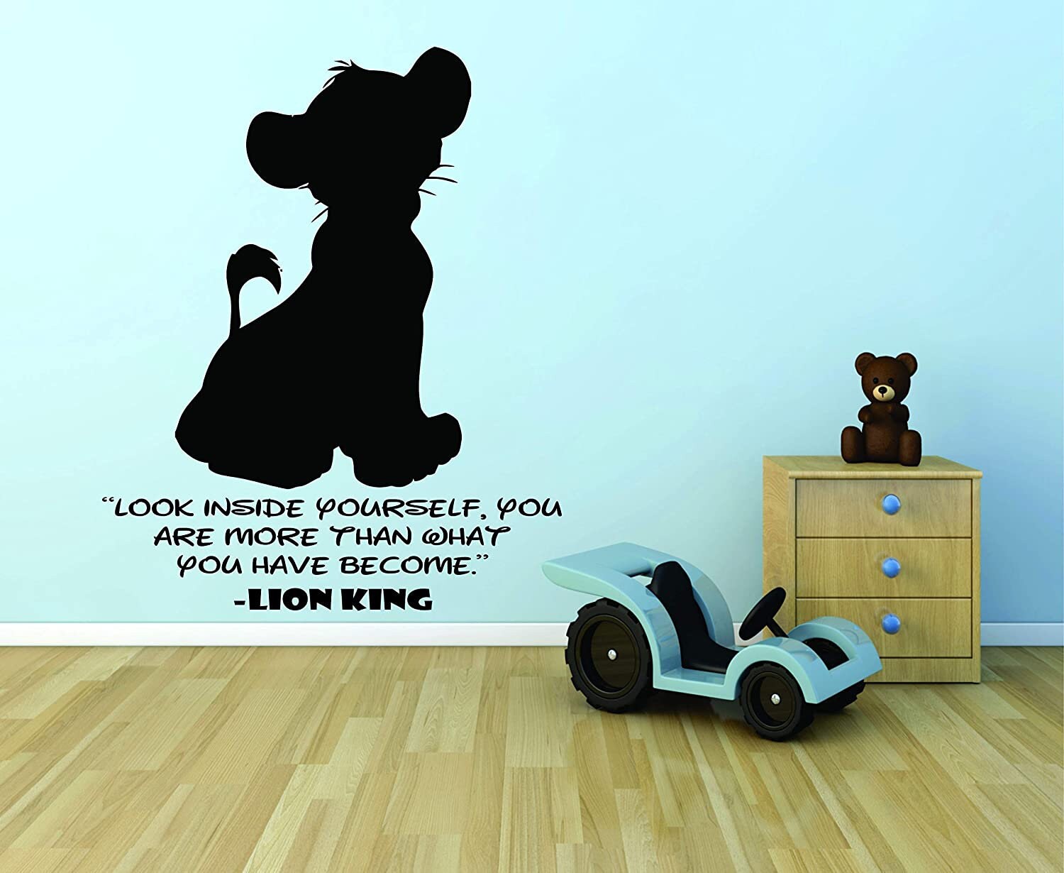 The Lion King Wall Decals for Kids Rooms Simba Mufasa Designs Etsy