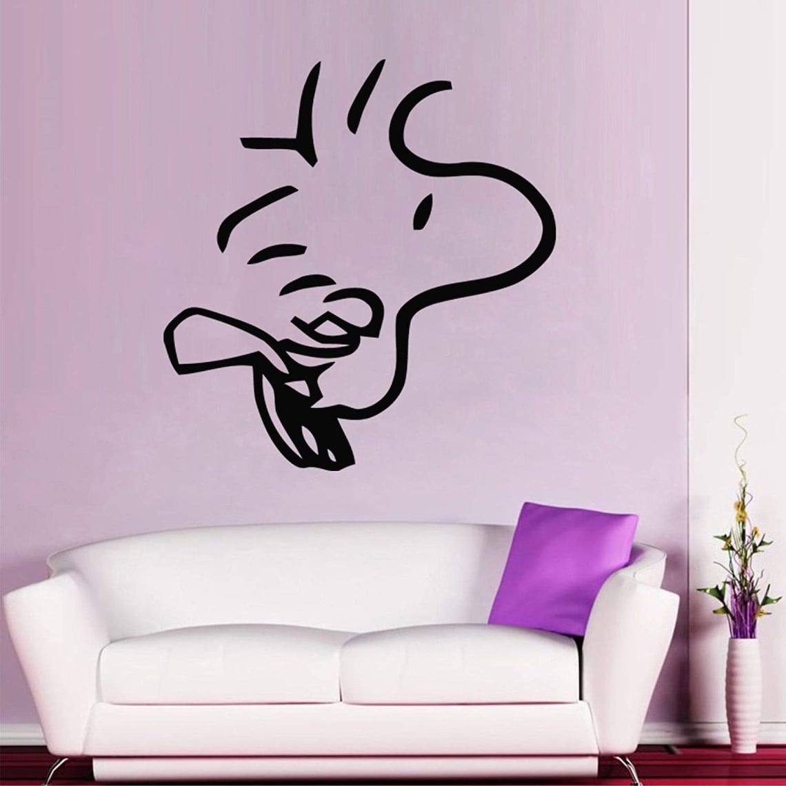 Snoopy Wall Decals for Kids Bedroom / Snoop Dog Boys Room Etsy