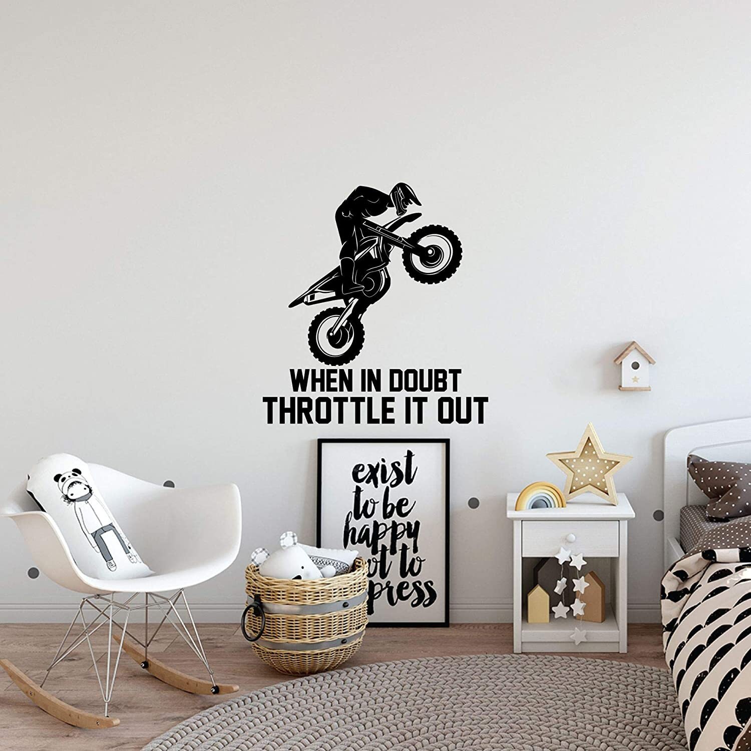 Throttle It Out Dirk Bike Quotes Quote Vinyl Wall Sticker Wall - Etsy  Ireland
