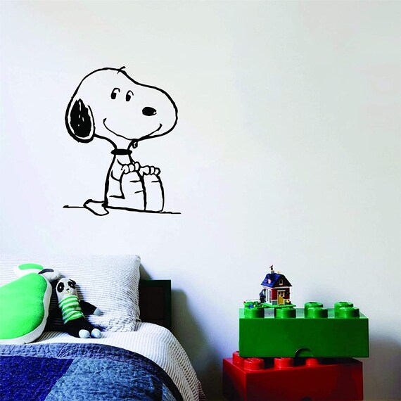 Snoopy Wand aufkleber für Kinder Schlafzimmer/Snoop Hund | Etsy