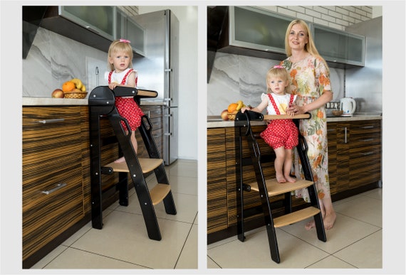 Tour de cuisine Chaise pour enfants Escabeau pour enfants Montessori Tour  d'assistance Chaise pliable pour enfants PRÊT à partir LIVRAISON RAPIDE -   France