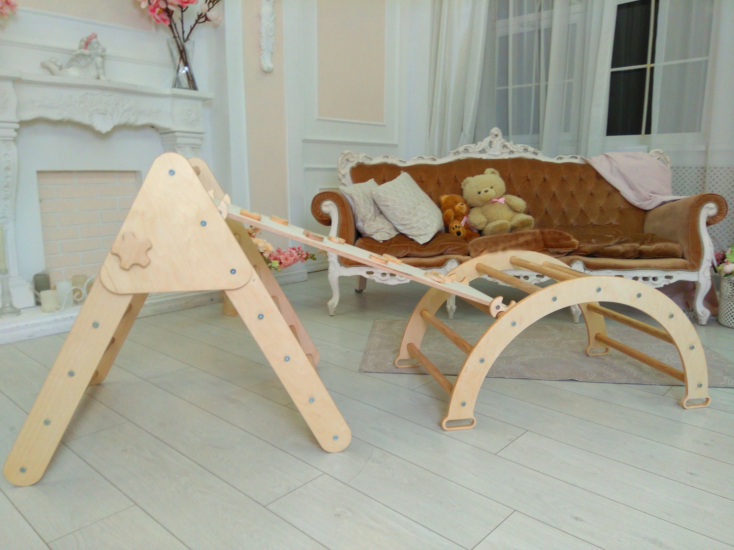 Climbing Furniture Montessori Furniture Kids Climber Set of 3 Etsy India