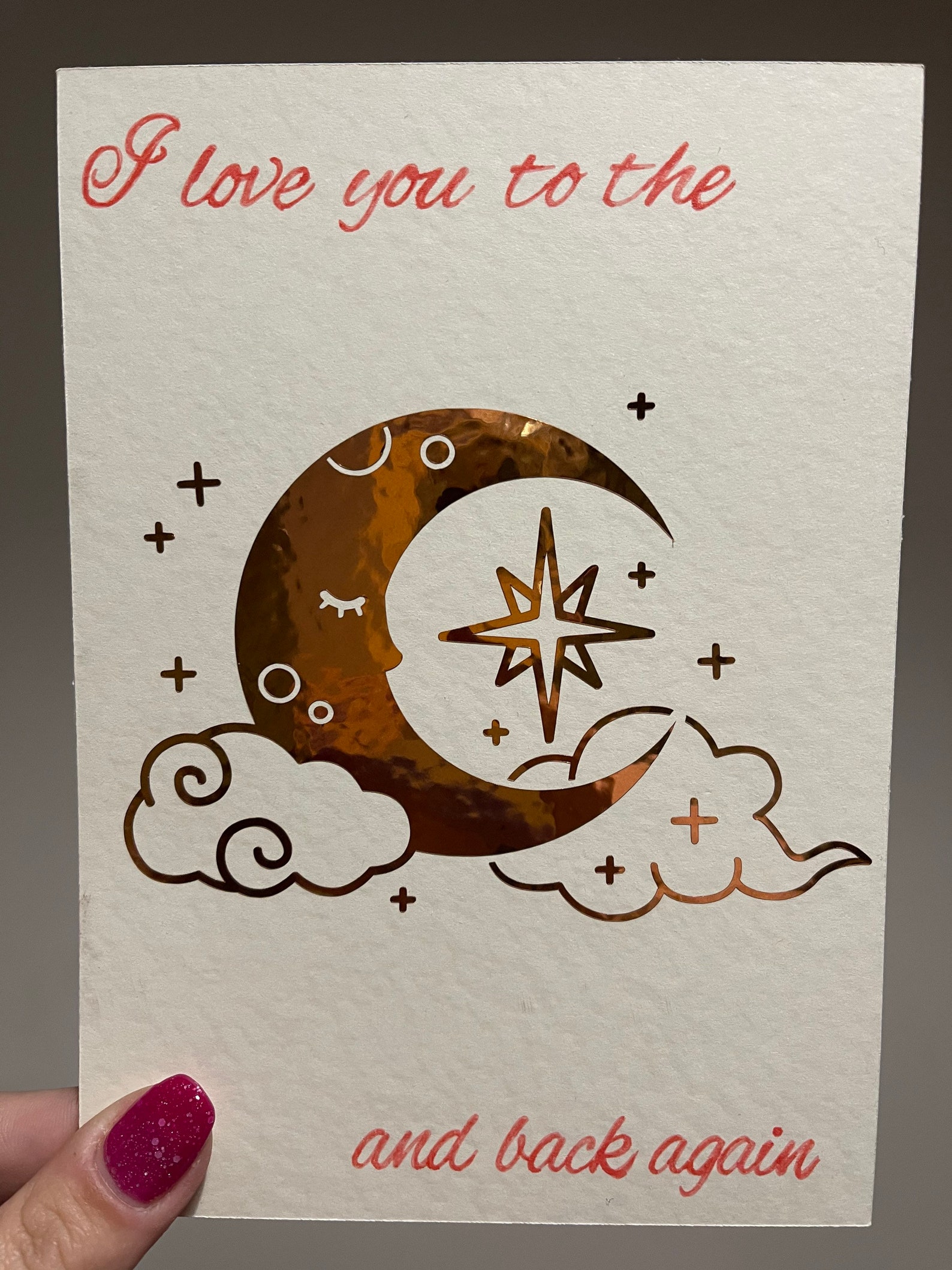 Ich liebe dich zum Mond und wieder druck mit Vinyl Etsy