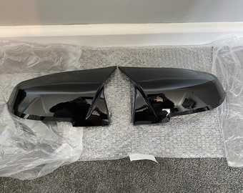 Gloss black M style mirror caps for BMW 1 2 3 4 series f20 f21 f22 f23 f30 f31 f32 f34 f36 NEW