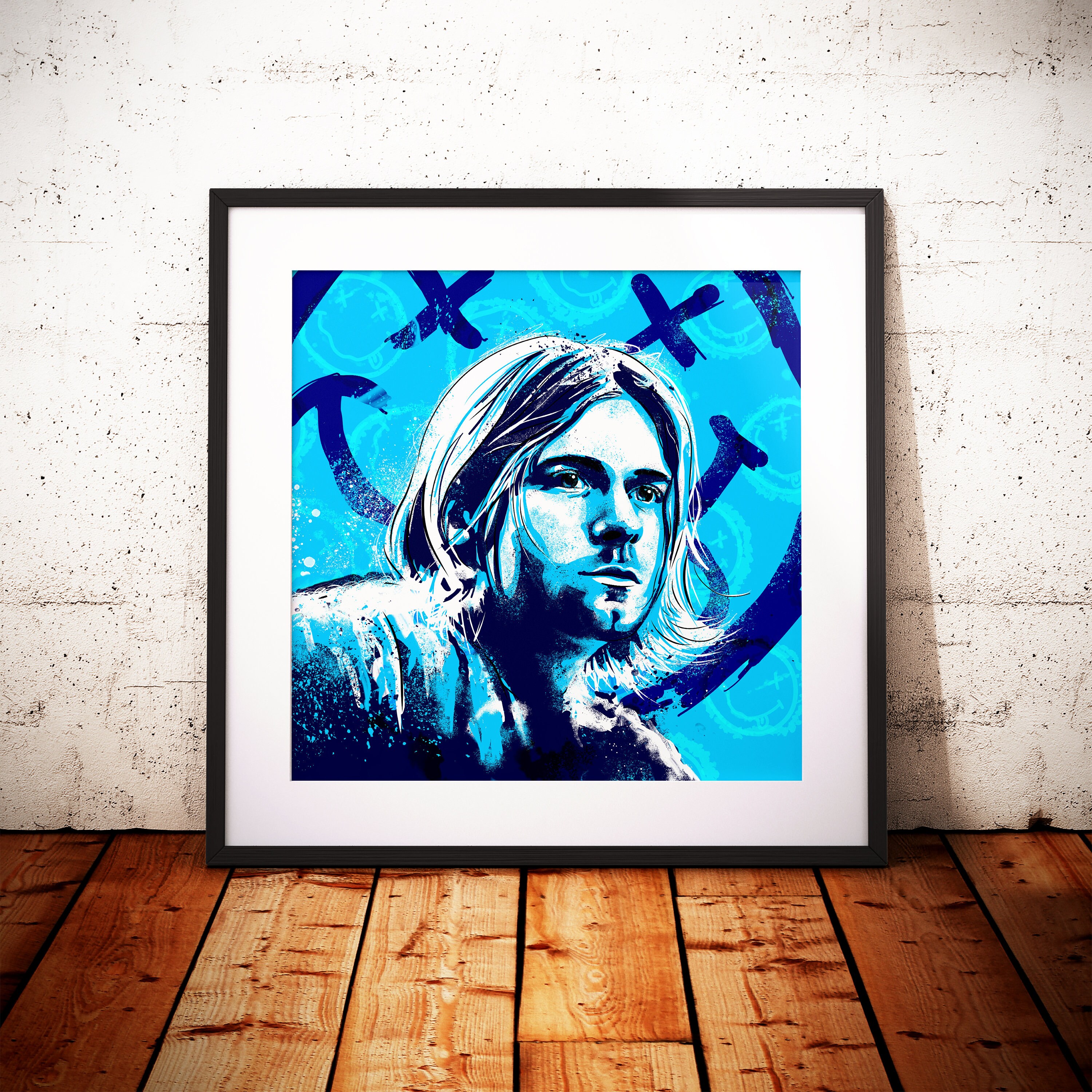 自画像 カート コバーン 絵 カートコバーン Nirvana 絵画 tatsuki 通販 