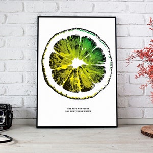 Las rosas | Limón | Ilustración | Imprimir | A5 A4 A3 A2 A1 | Sin marco | Carteles | Mánchester | Mánchester | Arte de pared | Amante de la música | veneno