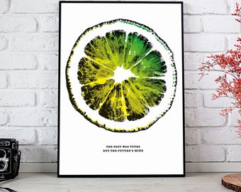 Stone Roses | Lemon | Illustration | printing | A5 A4 A3 A2 A1 | Unframed | Posters | Manchester | Madchester | wall art | Music Lover | poison