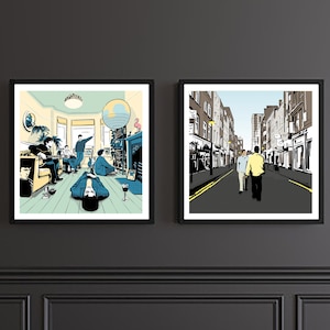 WTSMG DM Illustrations | album | Drawings | Print | Square | Unframed | Posters | Wall Art | Music lover