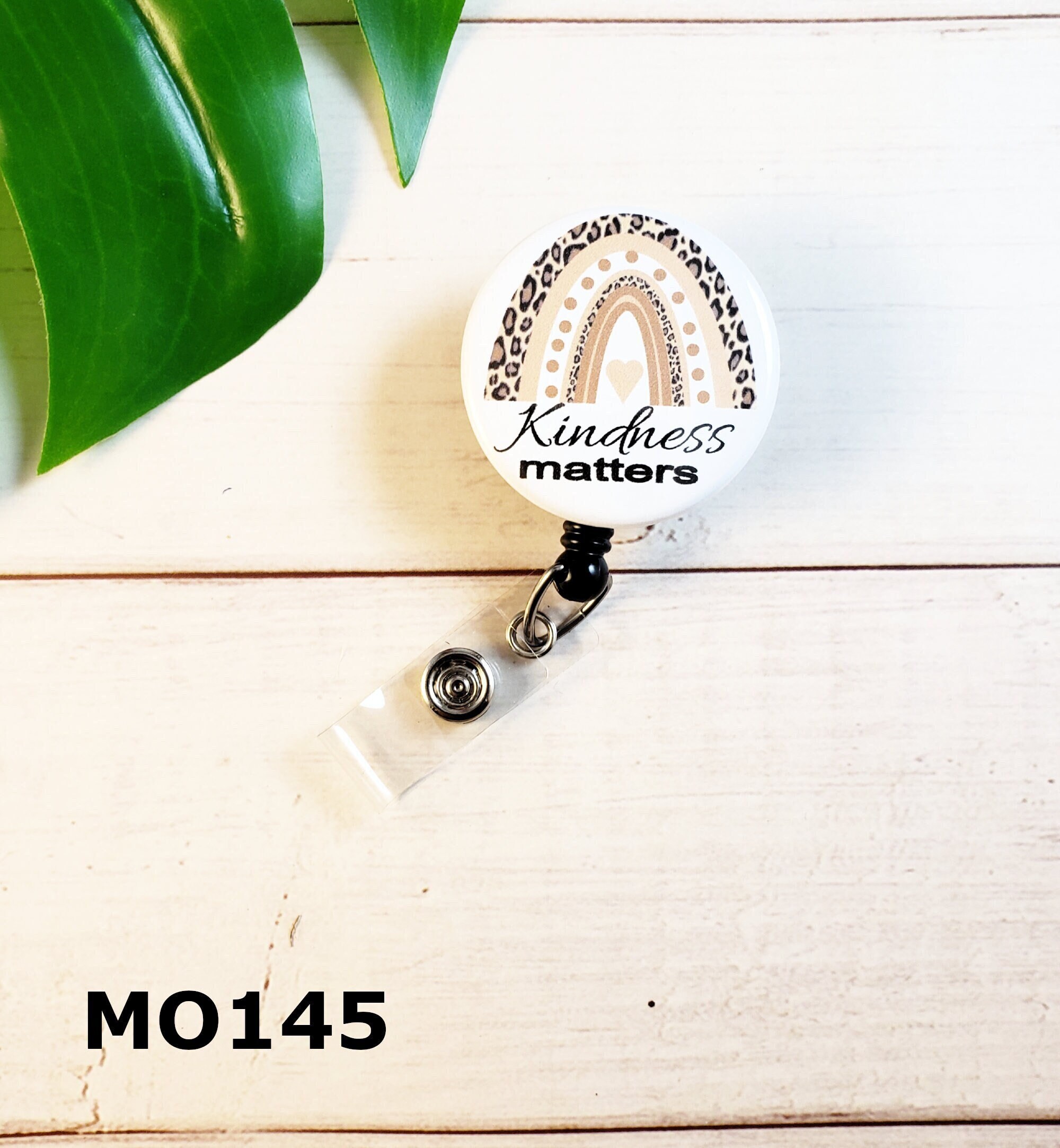 Kindness Matters Badge Reel Velcro Swappable Toppers for Etsy