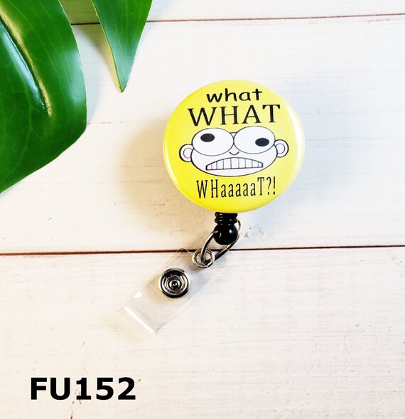 Funny Badge Reel for Nurses, Velcro Swappable Topper Accessories for Key  Card, Teacher ID Holder, Sarcastic Medical Retractable Clips 