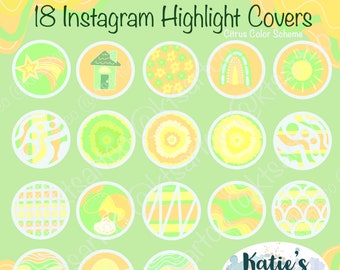 Citrus Instagram Highlight Covers