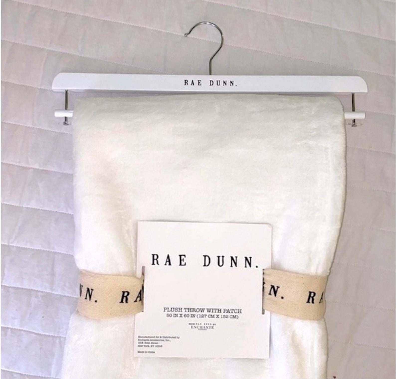 Rae Dunn 50 x 60 Plush Throw Blanket with Dog Mom. Etsy