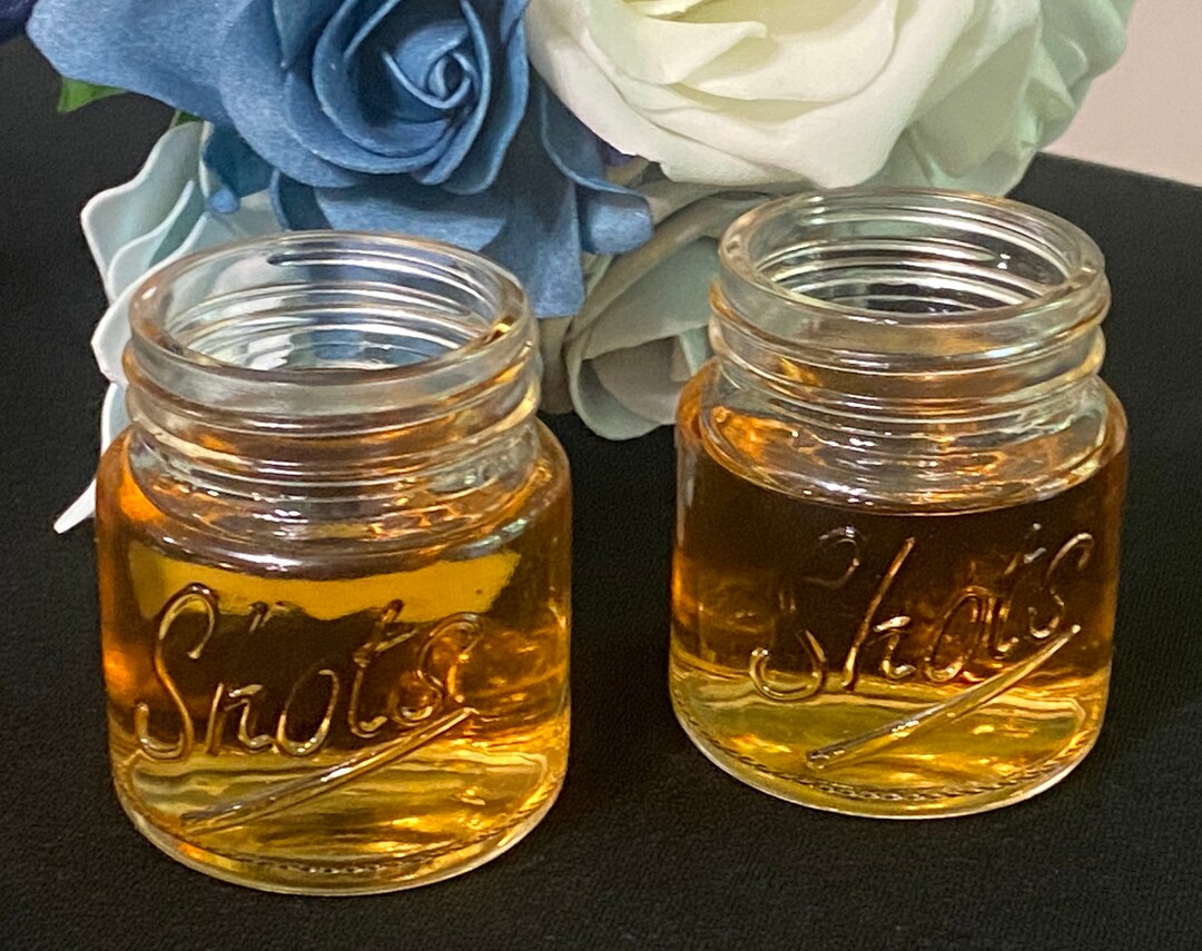 Personalized Mighty Mini Mason Jar Shot Glass Birthday Gift/wedding