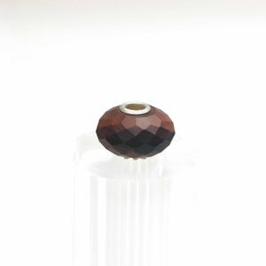 Red tiger eye stone bead charm- bead charm- bracelet charm