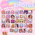 Limited-Time Price!! - Custom Twitch Emotes | Chibi Emote Commission