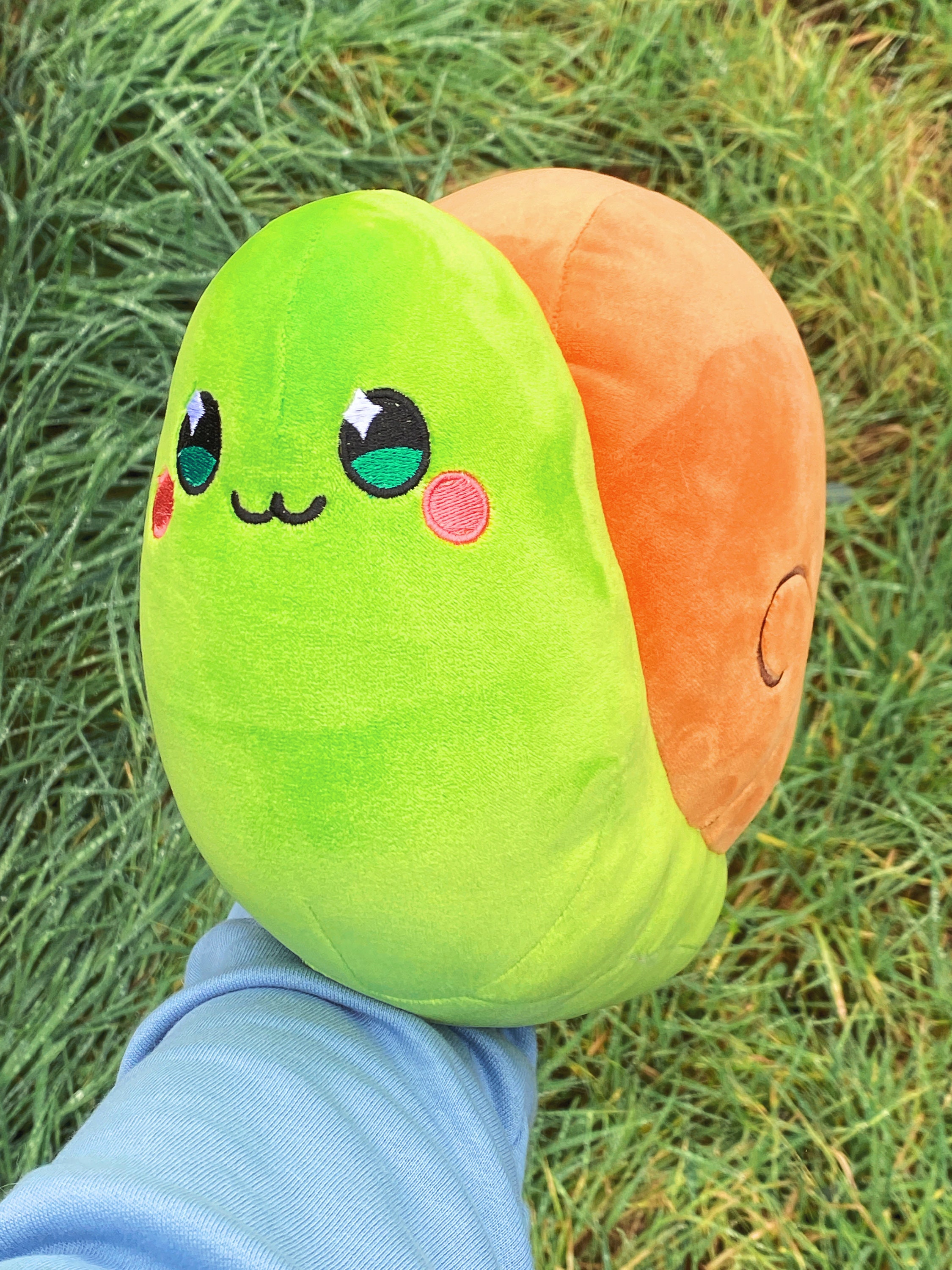 Snail Pillow the Cutest Snail Plushie Etsy