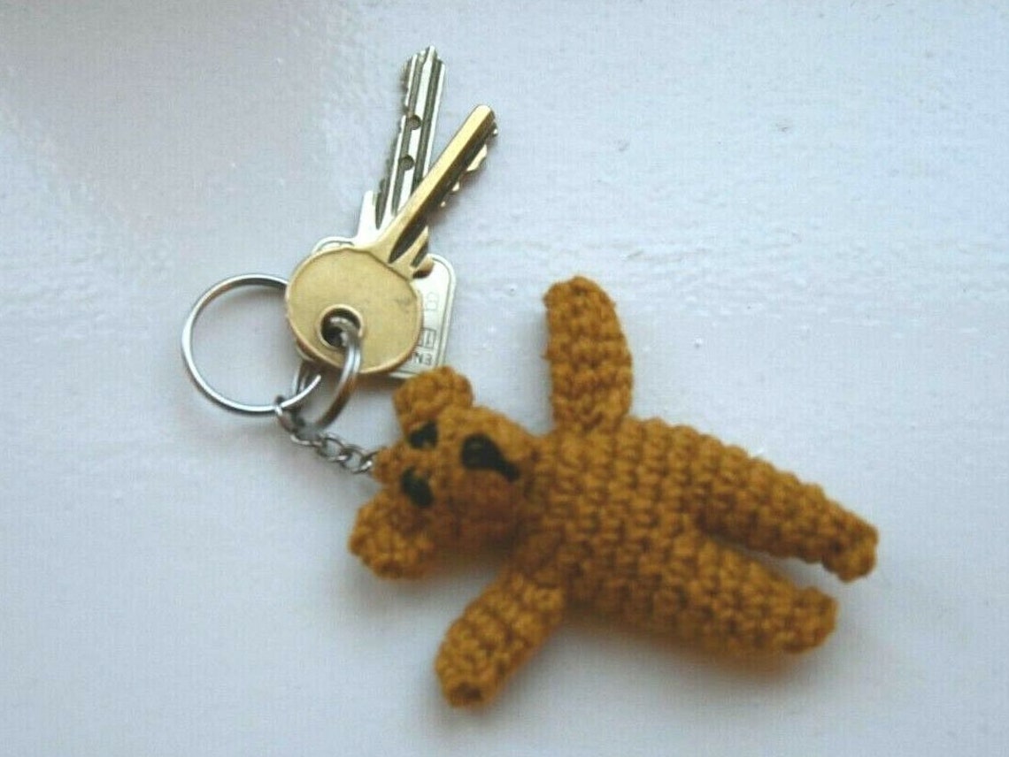 Handmade Little Animal Keyrings Crochet Amigurumi Crafts Etsy
