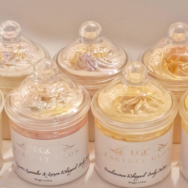 Handgemachte Shimmering Whipped Body Butters