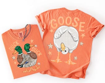 Duck duck goose front and back, png download