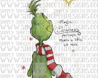 Perhaps Christmas means more png download ORIGINAL DESIGNER