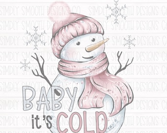 Baby its cold outside pink png download