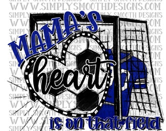 Mi corazón está en ese campo azul descargar diseñador original