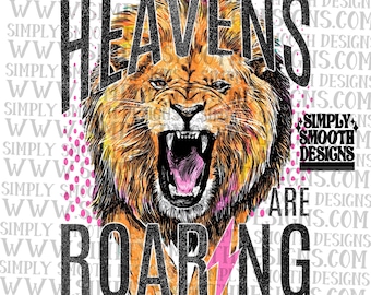 Heavens are roaring png download ORIGINAL DESIGNER