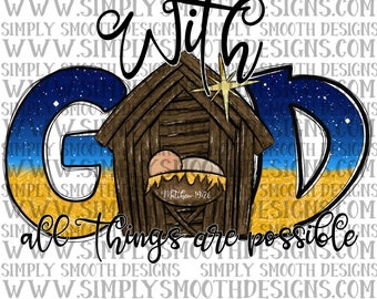 con Dio tutte le cose sono possibili mangiatoia download originale designer