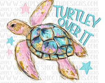 Turtley over it, png download