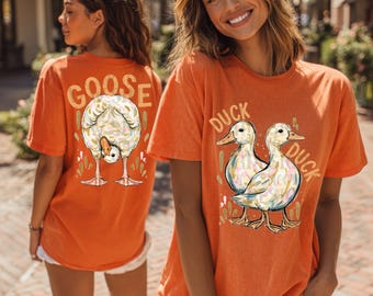 Duck Duck Goose, front and back, viral png, funny png download