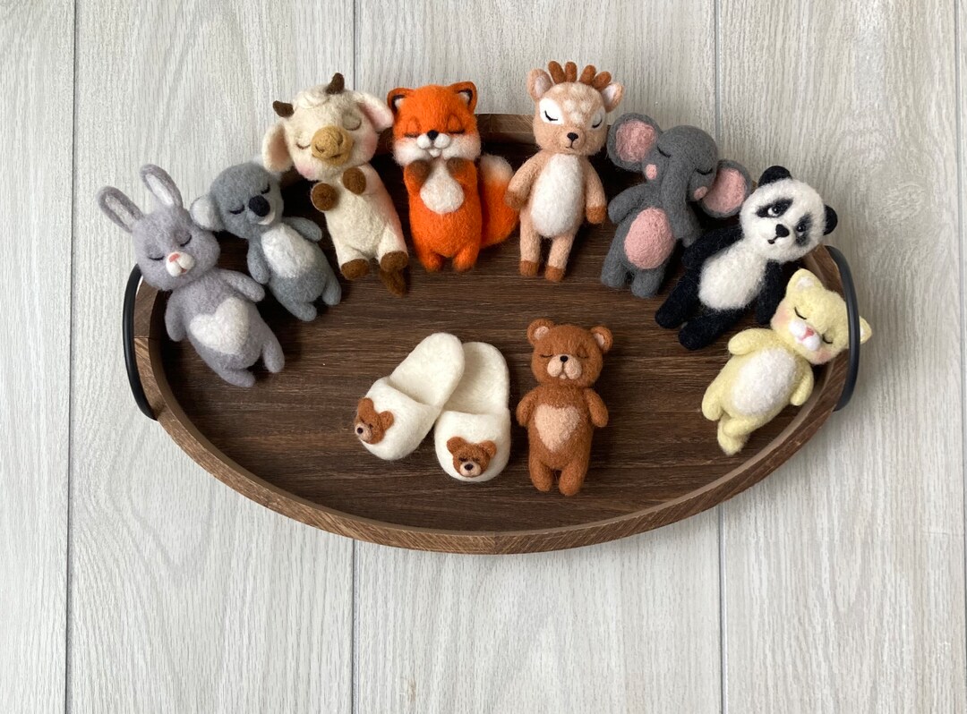 Animal Rts RTS! Newborn Felted Animal Toys, Felted Stuffies, Newborn Photo Props ...