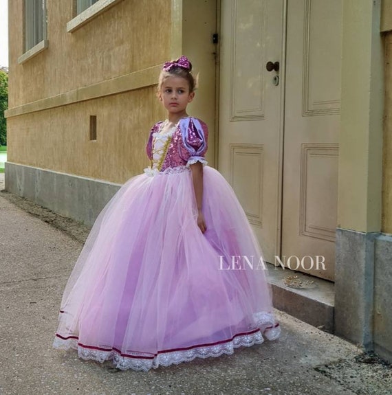 Robe Princesse Fille Raiponce