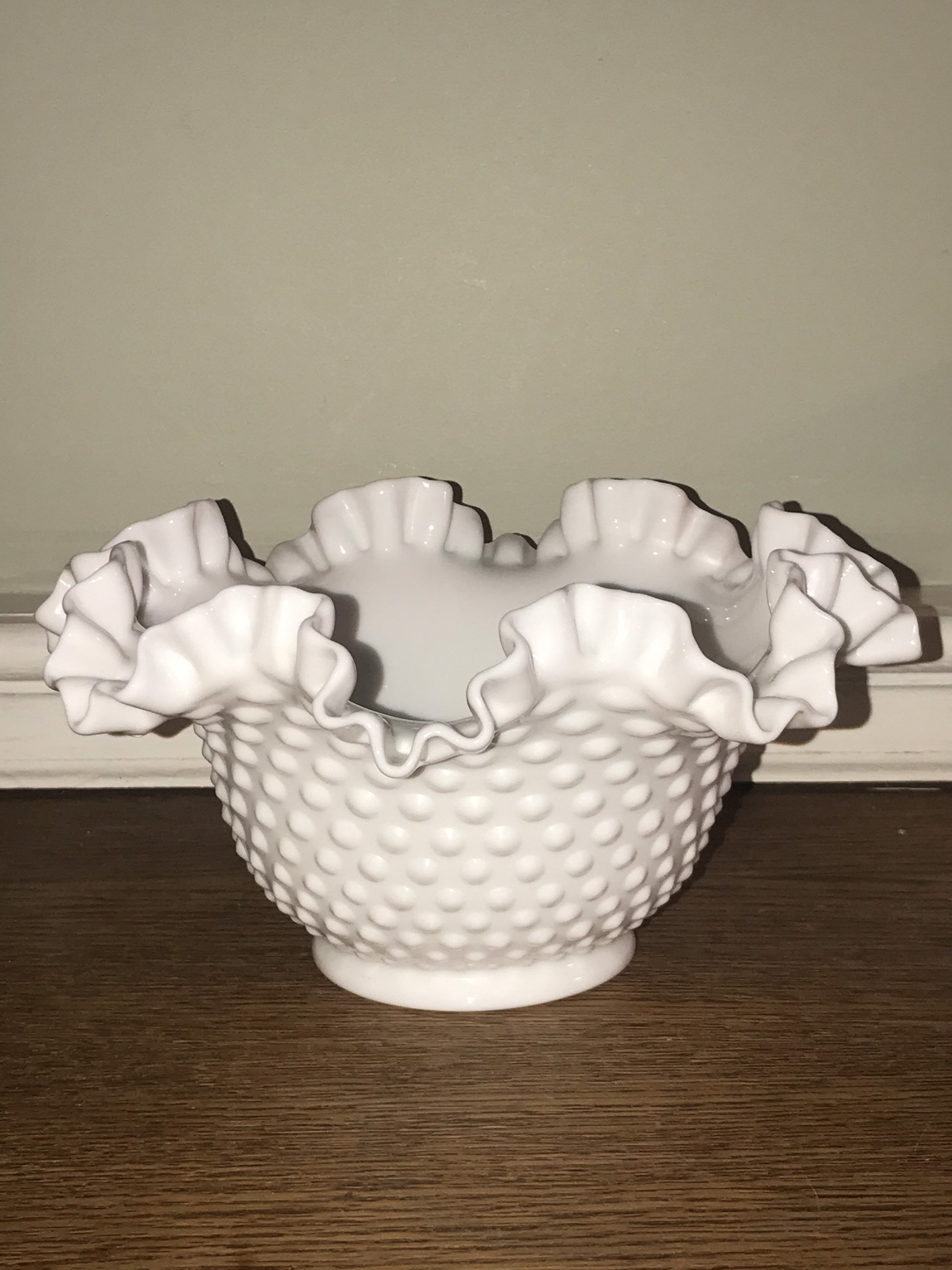 Fenton Hobnail Milk Glass Pieces Etsy