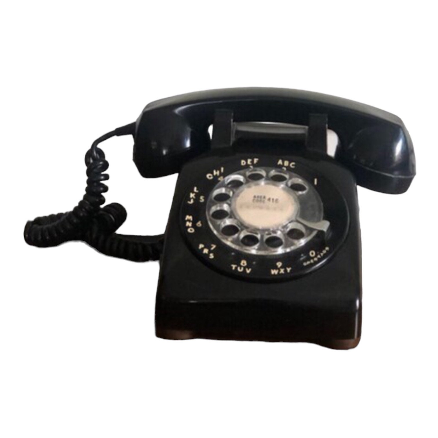 Rotary Dial Telephone Phone Real Working Vintage Old Fashion Black 1960S  NEW