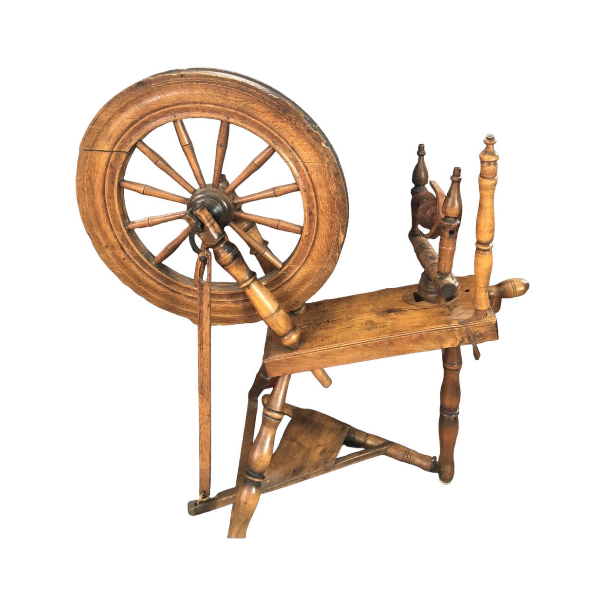 Antique Spinning Wheel Etsy