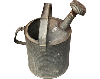 Antique Watering Can- 2 Gallon, Galvanized, Planter, Gardening, Outdoors, Garden Decor, Home...